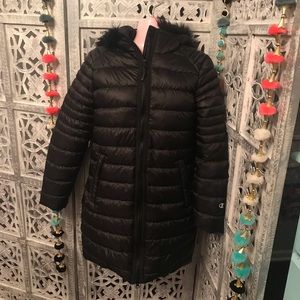 NWT champion puffed hooded jacket